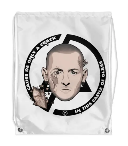 Заказать рюкзак в Москве. Рюкзак-мешок с полной запечаткой Linkin Park от Arrow92 - готовые дизайны и нанесение принтов.