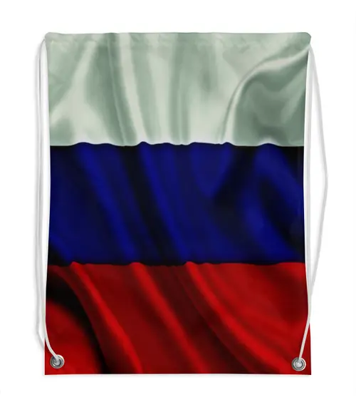 Заказать рюкзак в Москве. Рюкзак-мешок с полной запечаткой Флаг РФ от THE_NISE  - готовые дизайны и нанесение принтов.