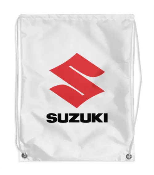 Заказать рюкзак в Москве. Рюкзак-мешок с полной запечаткой SUZUKI от DESIGNER   - готовые дизайны и нанесение принтов.