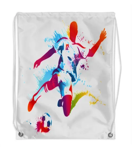 Заказать рюкзак в Москве. Рюкзак-мешок с полной запечаткой Футбол от THE_NISE  - готовые дизайны и нанесение принтов.