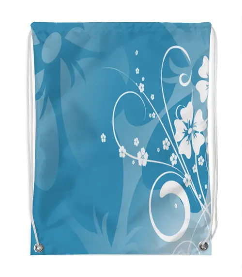 Заказать рюкзак в Москве. Рюкзак-мешок с полной запечаткой узор цветов от THE_NISE  - готовые дизайны и нанесение принтов.
