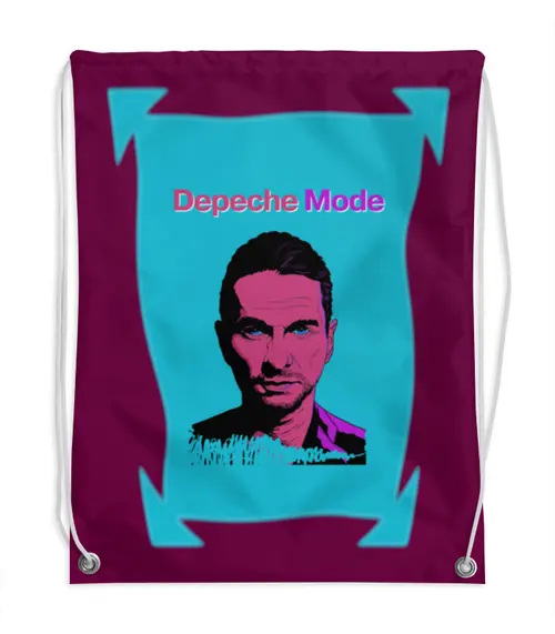 Заказать рюкзак в Москве. Рюкзак-мешок с полной запечаткой Depeche Mode от Leichenwagen - готовые дизайны и нанесение принтов.