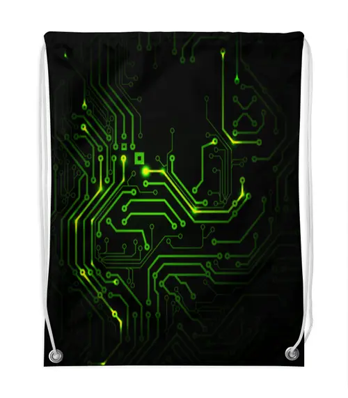 Заказать рюкзак в Москве. Рюкзак-мешок с полной запечаткой Компьютеры от THE_NISE  - готовые дизайны и нанесение принтов.