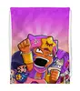 Заказать рюкзак в Москве. Рюкзак-мешок с полной запечаткой BRAWL STARS SANDY  от geekbox - готовые дизайны и нанесение принтов.
