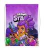 Заказать рюкзак в Москве. Рюкзак-мешок с полной запечаткой BRAWL STARS SHELLY  от geekbox - готовые дизайны и нанесение принтов.