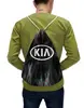 Заказать рюкзак в Москве. Рюкзак-мешок с полной запечаткой Авто KIA от THE_NISE  - готовые дизайны и нанесение принтов.