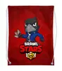 Заказать рюкзак в Москве. Рюкзак-мешок с полной запечаткой BRAWL STARS CROW от geekbox - готовые дизайны и нанесение принтов.
