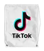 Заказать рюкзак в Москве. Рюкзак-мешок с полной запечаткой TikTok  от DESIGNER   - готовые дизайны и нанесение принтов.