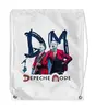 Заказать рюкзак в Москве. Рюкзак-мешок с полной запечаткой Dave Gahan-Martin Gore 3 от Black Pimpf - готовые дизайны и нанесение принтов.