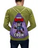 Заказать рюкзак в Москве. Рюкзак-мешок с полной запечаткой BRAWL STARS CROW от geekbox - готовые дизайны и нанесение принтов.