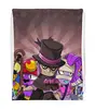 Заказать рюкзак в Москве. Рюкзак-мешок с полной запечаткой BRAWL STARS MORTIS от geekbox - готовые дизайны и нанесение принтов.