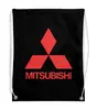 Заказать рюкзак в Москве. Рюкзак-мешок с полной запечаткой MITSUBISHI от DESIGNER   - готовые дизайны и нанесение принтов.