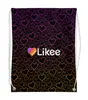 Заказать рюкзак в Москве. Рюкзак-мешок с полной запечаткой Likee от THE_NISE  - готовые дизайны и нанесение принтов.