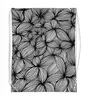 Заказать рюкзак в Москве. Рюкзак-мешок с полной запечаткой Абстракция Черно-белые цветы от RubiArt  - готовые дизайны и нанесение принтов.