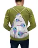 Заказать рюкзак в Москве. Рюкзак-мешок с полной запечаткой Неоновые птички от Irinakn - готовые дизайны и нанесение принтов.