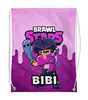 Заказать рюкзак в Москве. Рюкзак-мешок с полной запечаткой BRAWL STARS BIBI от geekbox - готовые дизайны и нанесение принтов.