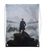 Заказать рюкзак в Москве. Рюкзак-мешок с полной запечаткой Странник над морем тумана от trend - готовые дизайны и нанесение принтов.