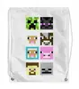 Заказать рюкзак в Москве. Рюкзак-мешок с полной запечаткой Майнкрафт Minecraft от MariYang  - готовые дизайны и нанесение принтов.