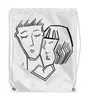 Заказать рюкзак в Москве. Рюкзак-мешок с полной запечаткой Любовь от galkagalka - готовые дизайны и нанесение принтов.