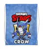 Заказать рюкзак в Москве. Рюкзак-мешок с полной запечаткой BRAWL STARS CROW от geekbox - готовые дизайны и нанесение принтов.