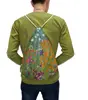 Заказать рюкзак в Москве. Рюкзак-мешок с полной запечаткой Цветочный сад (Густав Климт) от trend - готовые дизайны и нанесение принтов.