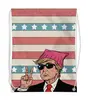 Заказать рюкзак в Москве. Рюкзак-мешок с полной запечаткой Дональд Трамп от denis01001 - готовые дизайны и нанесение принтов.