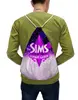 Заказать рюкзак в Москве. Рюкзак-мешок с полной запечаткой The Sims 3 от THE_NISE  - готовые дизайны и нанесение принтов.