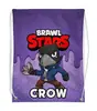 Заказать рюкзак в Москве. Рюкзак-мешок с полной запечаткой BRAWL STARS CROW от geekbox - готовые дизайны и нанесение принтов.