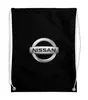 Заказать рюкзак в Москве. Рюкзак-мешок с полной запечаткой NISSAN  от DESIGNER   - готовые дизайны и нанесение принтов.