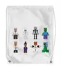 Заказать рюкзак в Москве. Рюкзак-мешок с полной запечаткой Майнкрафт Minecraft от MariYang  - готовые дизайны и нанесение принтов.