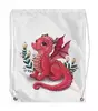 Заказать рюкзак в Москве. Рюкзак-мешок с полной запечаткой Красный дракон от tigerda  - готовые дизайны и нанесение принтов.