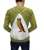 Заказать рюкзак в Москве. Рюкзак-мешок с полной запечаткой Сова в наушниках от YellowCloverShop - готовые дизайны и нанесение принтов.