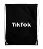 Заказать рюкзак в Москве. Рюкзак-мешок с полной запечаткой TikTok  от DESIGNER   - готовые дизайны и нанесение принтов.