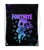 Заказать рюкзак в Москве. Рюкзак-мешок с полной запечаткой Fortnite, Marshmello от geekbox - готовые дизайны и нанесение принтов.