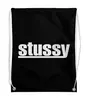 Заказать рюкзак в Москве. Рюкзак-мешок с полной запечаткой Stussy от DESIGNER   - готовые дизайны и нанесение принтов.