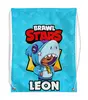 Заказать рюкзак в Москве. Рюкзак-мешок с полной запечаткой BRAWL STARS LEON от geekbox - готовые дизайны и нанесение принтов.