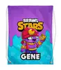 Заказать рюкзак в Москве. Рюкзак-мешок с полной запечаткой BRAWL STARS GENE от geekbox - готовые дизайны и нанесение принтов.