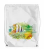 Заказать рюкзак в Москве. Рюкзак-мешок с полной запечаткой с тропическими рыбками от Zorgo-ART. от Zorgo-Art  - готовые дизайны и нанесение принтов.