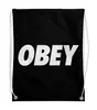 Заказать рюкзак в Москве. Рюкзак-мешок с полной запечаткой OBEY  от DESIGNER   - готовые дизайны и нанесение принтов.
