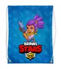 Заказать рюкзак в Москве. Рюкзак-мешок с полной запечаткой BRAWL STARS SHELLY  от geekbox - готовые дизайны и нанесение принтов.
