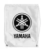 Заказать рюкзак в Москве. Рюкзак-мешок с полной запечаткой YAMAHA от DESIGNER   - готовые дизайны и нанесение принтов.