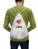 Заказать рюкзак в Москве. Рюкзак-мешок с полной запечаткой Likee  от DESIGNER   - готовые дизайны и нанесение принтов.