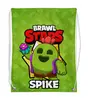 Заказать рюкзак в Москве. Рюкзак-мешок с полной запечаткой BRAWL STARS SPIKE от geekbox - готовые дизайны и нанесение принтов.