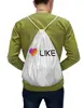 Заказать рюкзак в Москве. Рюкзак-мешок с полной запечаткой Like  от DESIGNER   - готовые дизайны и нанесение принтов.
