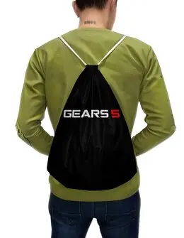 Заказать рюкзак в Москве. Рюкзак-мешок с полной запечаткой Gears 5 от THE_NISE  - готовые дизайны и нанесение принтов.