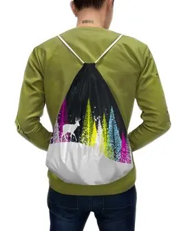 Заказать рюкзак в Москве. Рюкзак-мешок с полной запечаткой Природа от THE_NISE  - готовые дизайны и нанесение принтов.