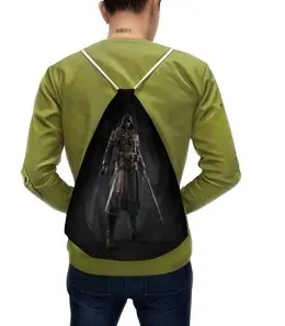 Заказать рюкзак в Москве. Рюкзак-мешок с полной запечаткой Assassins Creed (Rogue) от Аня Лукьянова - готовые дизайны и нанесение принтов.