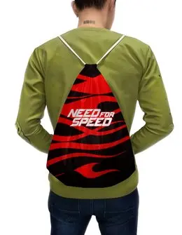 Заказать рюкзак в Москве. Рюкзак-мешок с полной запечаткой Need for Speed от THE_NISE  - готовые дизайны и нанесение принтов.