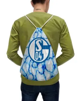 Заказать рюкзак в Москве. Рюкзак-мешок с полной запечаткой Schalke 04 от THE_NISE  - готовые дизайны и нанесение принтов.