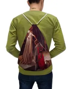 Заказать рюкзак в Москве. Рюкзак-мешок с полной запечаткой Акколада (Эдмунд Лейтон) от trend - готовые дизайны и нанесение принтов.